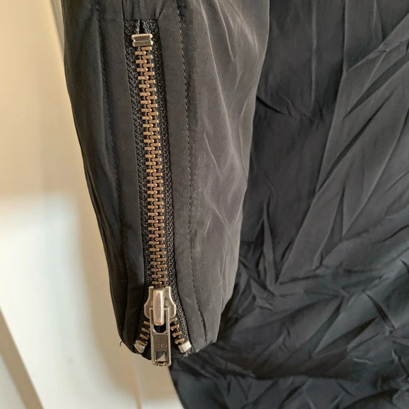 Theory black puffer/ parka  Down Filled coat size small. "Bartie Haven" - Picture 9 of 17
